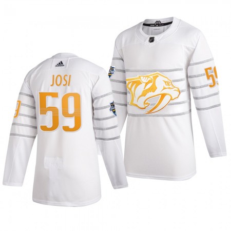 Nashville Predators Roman Josi 59 Wit Adidas 2020 NHL All-Star Authentic Shirt - Mannen